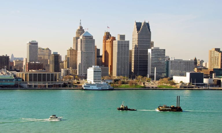 Detroit, Michigan skyline
